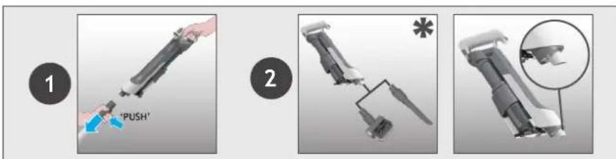 HOOVER HF210P1 011 - Para usar o produit no modo Acima do Pavimento: - 3