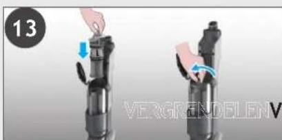 HOOVER HF210P1 011 - SCHOONMAKEN VAN FILTER EN CONTAINER - 13