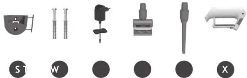 HOOVER HF210P1 011 - COMPOSANTS PRINCIPAUX : - 2