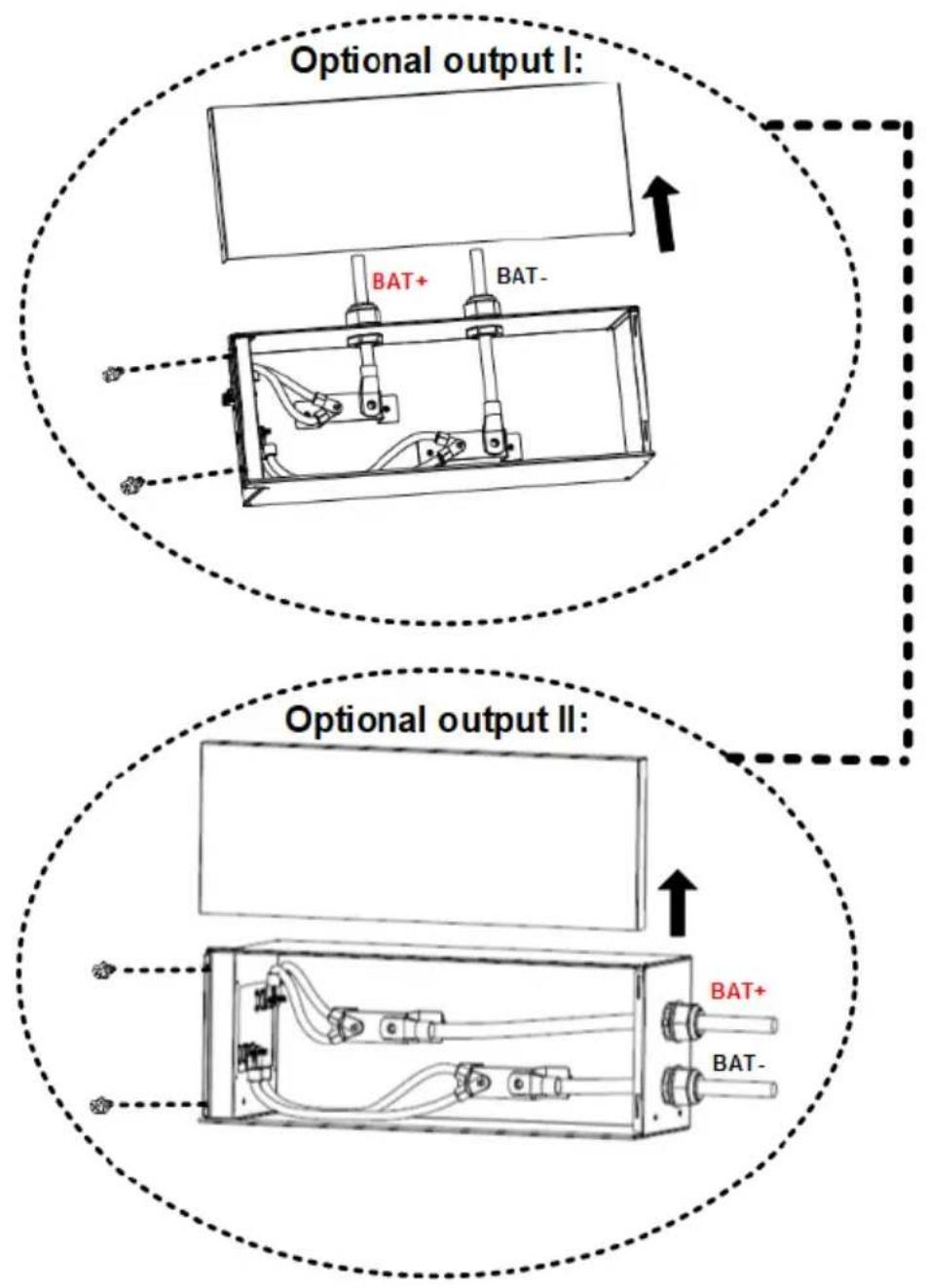 PowerWalker LiFe Battery System 48-100 - Enlarged diagram from p.26 - 1