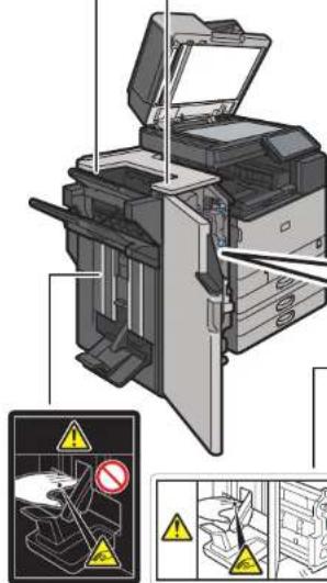 RICOH IM C3510A - Positions of WARNING and CAUTION labels - 15