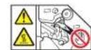 RICOH IM C3510A - Positions of WARNING and CAUTION labels - 4