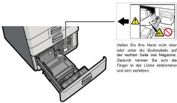 RICOH IM C3510A - Positionen der WARNUNG- und ACHTUNG-Aufkleber - 19