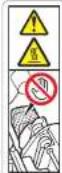 RICOH IM C3510A - Positions of WARNING and CAUTION labels - 13