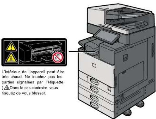 RICOH IM C3510A - Emplacements des étiquettes AVERTISSEMENT et ATTENTION - 17