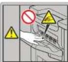 RICOH IM C3510A - Positions of WARNING and CAUTION labels - 11
