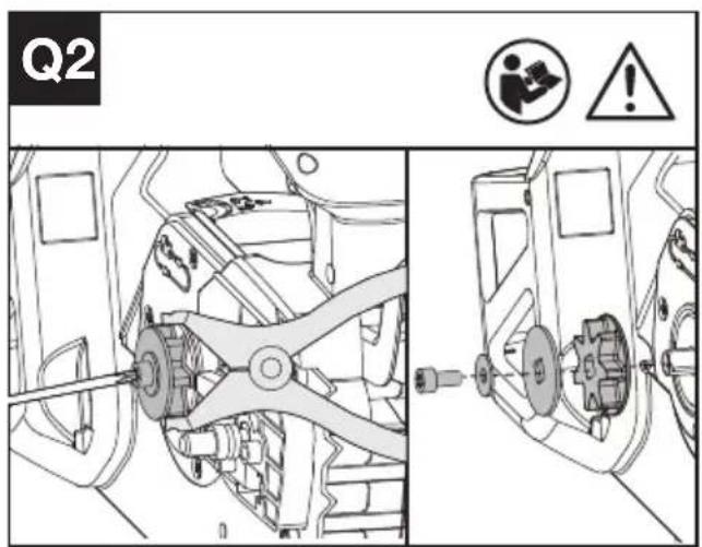 KRESS KC320.9 - A LÁNCKERÉK ELLENŐRZÉSE ÉS KARBANTARTÁSA - 2