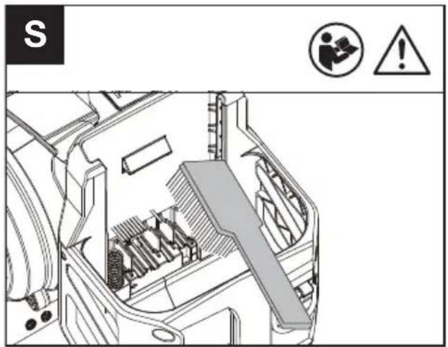 KRESS KC320.9 - RENG∅RING AF BATTERIHOLDEREN (SE FIG. S) - 1