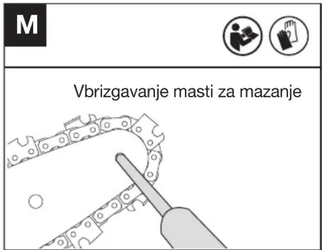 KRESS KC320.9 - Za mazanje zobnika (Glejte sliko M) - 1