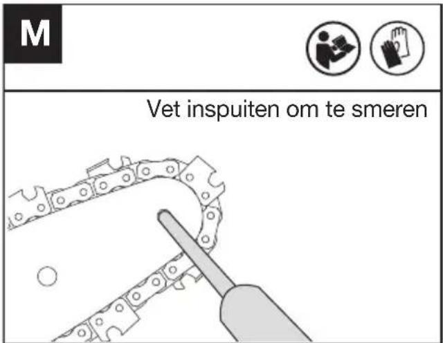 KRESS KC320.9 - Het tandwiel smeren (Zie afb. M) - 1