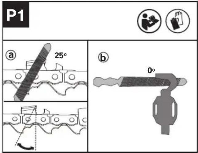 KRESS KC320.9 - So schärfen Sie die Sägekette - 1