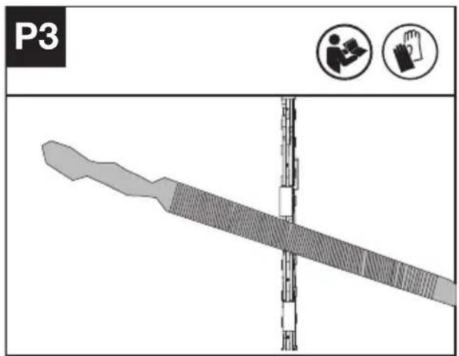 KRESS KC320.9 - Kedjespänning (Se Fig. N, O) - 5