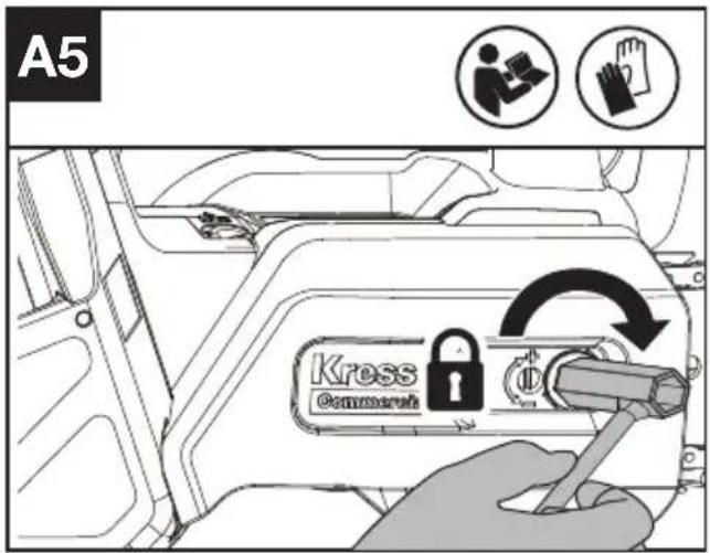 KRESS KC320.9 - MONTAGE DU GUIDE ET DE LA CHAÎNE - 5
