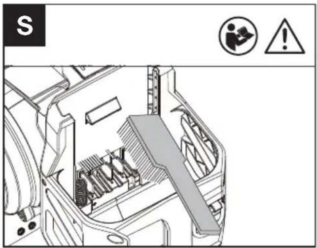 KRESS KC320.9 - PULIZIA DEL SUPPORTO BATTERIA (VEDERE FIG. S) - 1