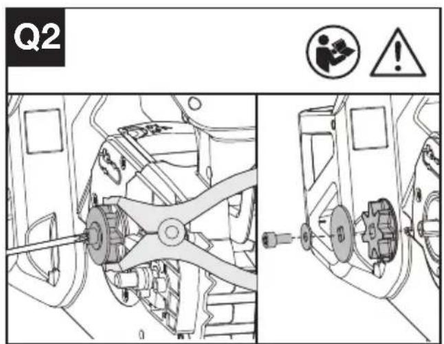KRESS KC320.9 - VERIFICAREA ŞI ÎNTRETINEREA ROȚII DE ANTRENARE - 2