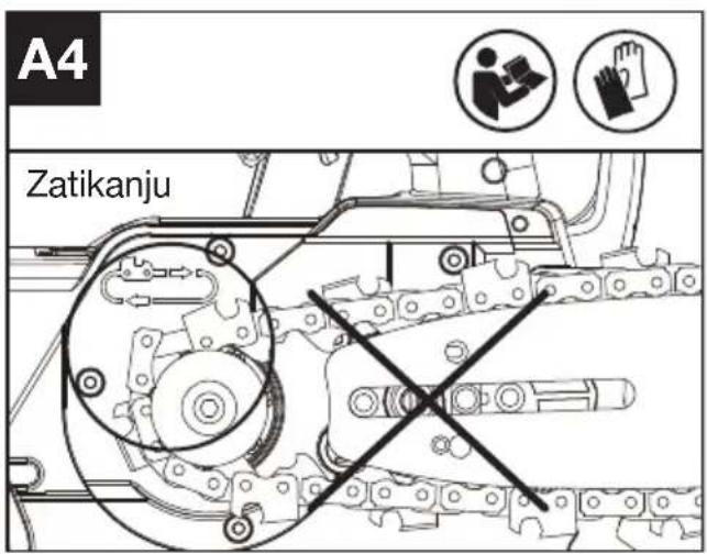 KRESS KC320.9 - MONTAŽA LETVE IN VERIGE ŽAGE - 4