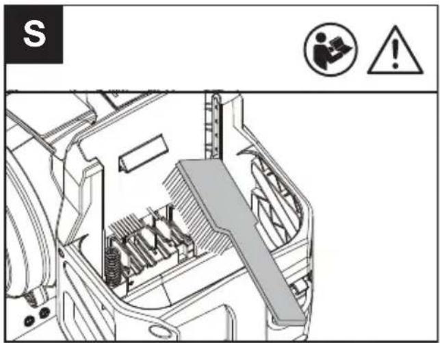 KRESS KC320.9 - ČIŠČENJE NOSILCA BATERIJE (GLEJ SLIKO S) - 1