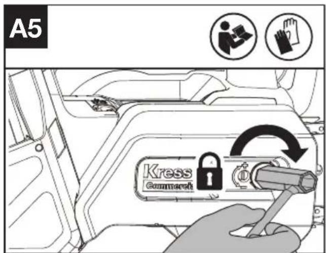 KRESS KC320.9 - CHAIN AND GUIDE BAR ASSEMBLY - 5