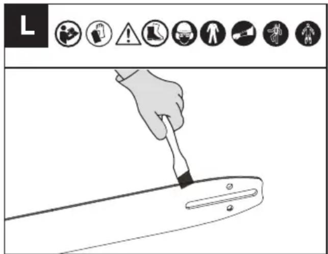 KRESS KC320.9 - To clean the bar rails (See Fig. L) - 1