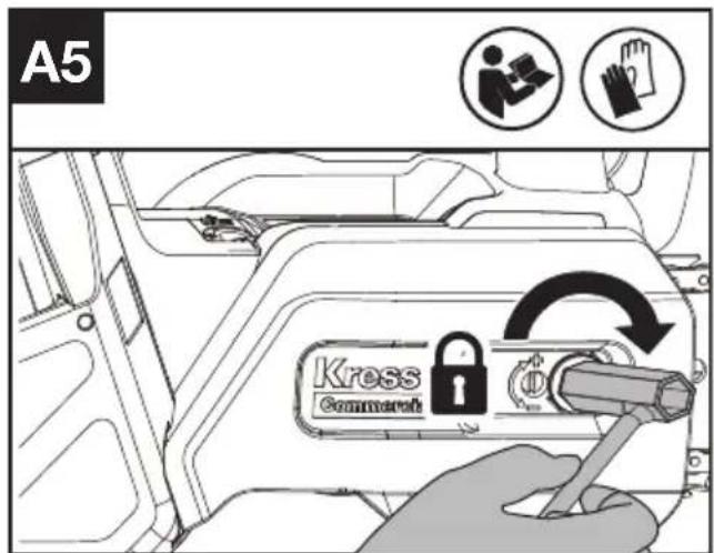 KRESS KC320.9 - MONTERING AV SVÄRD OCH SÅGKEDJA - 5