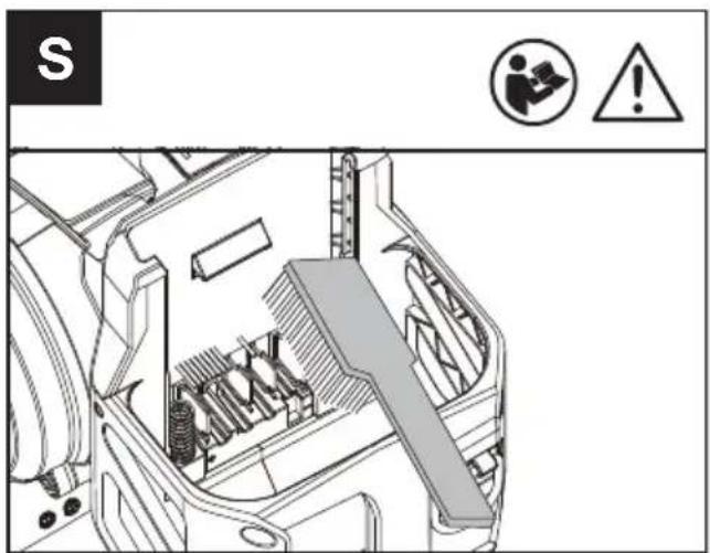 KRESS KC320.9 - ČIŠTĚNÍ DRŽÁKU BATERIE (VIZ OBR. S - 1