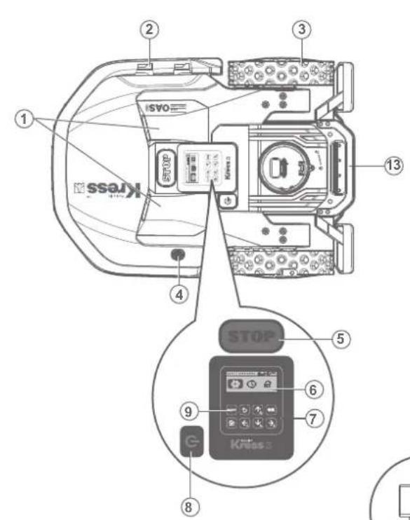KRESS Mission RTKn KR230E - K部件ist - 1