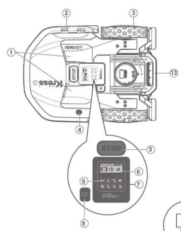 KRESS Mission RTKn KR230E - Onderdelenlijst - 1
