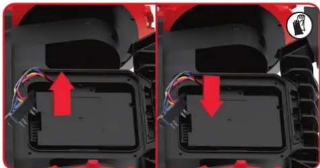KRESS Mission RTKn KR230E - Sostituzione della batteria - 2