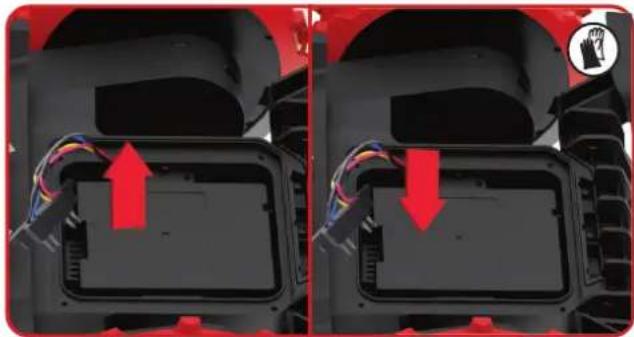 KRESS Mission RTKn KR230E - WARNING: For ON/OFF-knappen till OFF innan du utfor en justering, utbyte eller reparation. - 2
