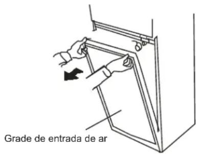 HTW Admira Plus -FS-140ADM2 - Etapa 2: desapertar o painel de operação e retirar o filtro - 1