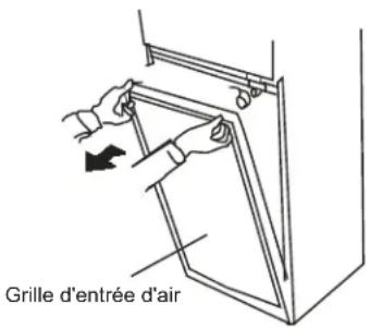Grille d'entrée d'air
