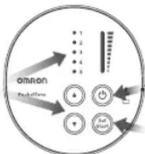 OMRON PocketTens HV-F013-E - ÉTAPE 2 - CHOISISSEZ 1 DES 5 MODES - 1