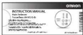 OMRON PocketTens HV-F013-E - CONTENU DE L'EMBALLAGE - 7