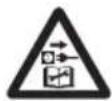 HUSQVARNA 420EL - Symbols on the machine: - 12