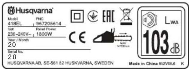 HUSQVARNA 420EL - Ambalaj içeriği: - 7