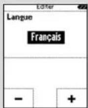 Langue Français - +