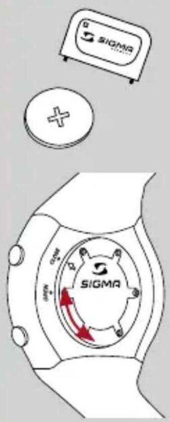 SIGMA PC 15.11 - REMPLACEMENT DES PILES - 1