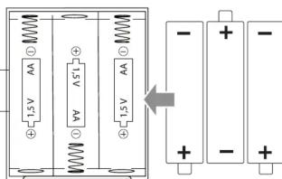 LightZone GT-RSRT-01 - Insérer les piles - 1