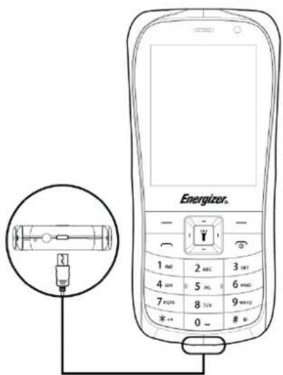 ENERGIZER E284S - Chargement de la batterie - 1