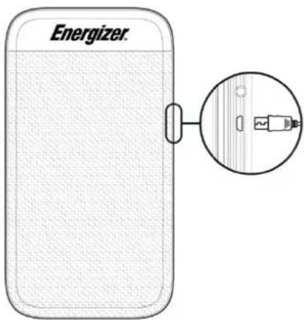 ENERGIZER E282SC+ - Chargement de la batterie - 1
