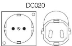 DEWALT DC019 - FOR GROUNDED, CORD-CONNECTED WORKLIGHT RATED 16A AND LOWER AND INTENDED FOR USE ON A NOMINAL 230 V SUPPLY CIRCUIT - 1