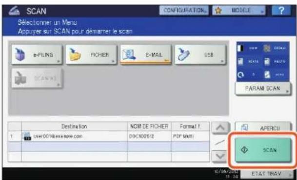 OKI ES9455 MFP - Attachment des données numériées à un e-mail - 3