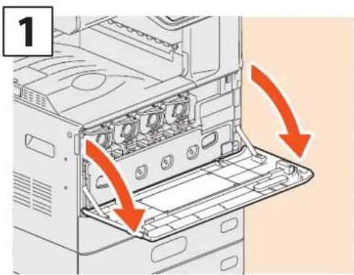 OKI ES9455 MFP - Remplacement d'une cartouche de toner - 1