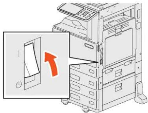 OKI ES9455 MFP - Mise sous tension - 2
