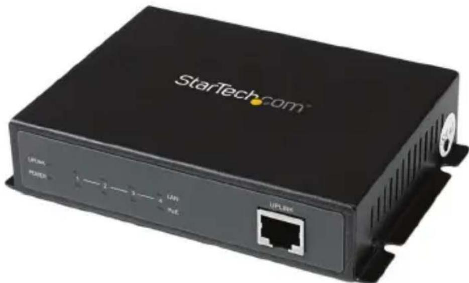 StarTech.com IES51000POE - Commutateur non gérés à vocation industrielle à 5 ports Gigabit avec alimentation par Ethernet (PoE) - 1