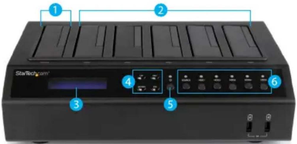 StarTech.com SATDOCK5U3ER - Schéma du produit Vue avant - 1