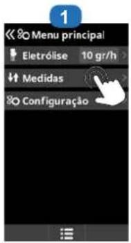 HAYWARD AquaRite Pro Touch - 5e. Medições - 1