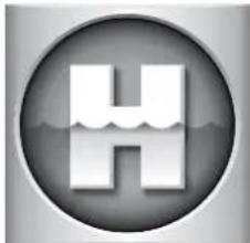 HAYWARD AquaRite Pro Touch - The screen indicates FLOW - 1