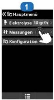 HAYWARD AquaRite Pro Touch - 5e. Messungen - 1