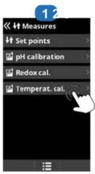 HAYWARD AquaRite Pro Touch - 5h. Temperature probe calibration - 1